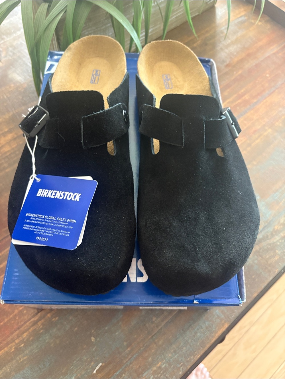 Birkenstock Boston in black size 43 NWT
